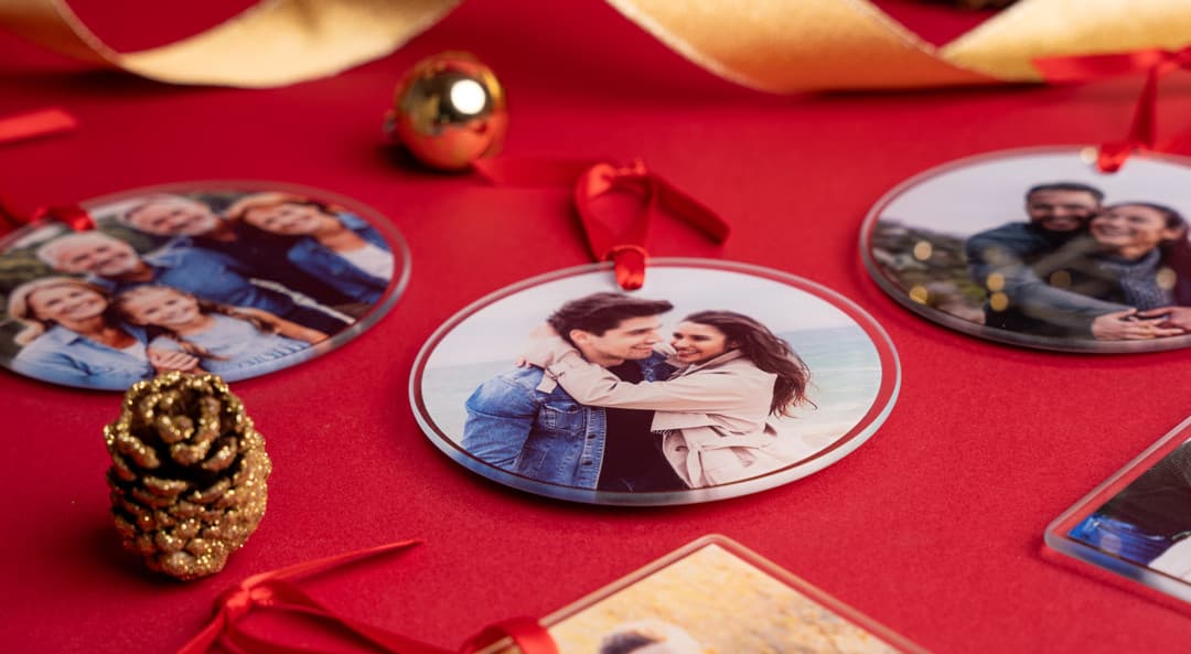 Personalized Jumbo Photo Ornaments